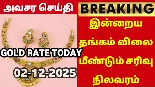 02-12-25|Today gold rate fall again|todaygoldratetamil|goldprice|Chennai