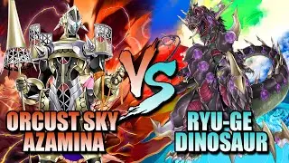 ORCUST SKY AZAMINA VS DINOSAUR RYU-GE - ROUND 2 LOCAL 18 JANUARY 2025 (DECEMBER BANLIST) YU-GI-OH!