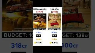 Suryavanshi V's Simmba Movie Comparison Box Office Collection #akshaykumar #ranveersingh
