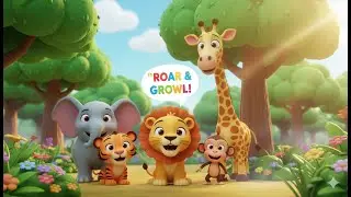 Wild Animals Song for Kids | Learn Animal Sounds 🦁
