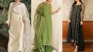 wedding dress ideas ||fancy long shirt design || party dresses ||kameez shalwar design || silk dress