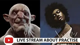 HOW TO PRACTICE ART - PAINTING LIVE STREAM