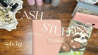 Cash Stuffing $630 Saving Challenge| Budgeting| cash Budget, Cash Envelopes