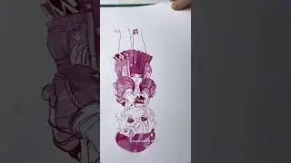 Inverted Art: Drawing with a Kitchen Knife