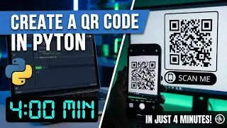 Create QR Code Using Python in 4 Minutes | Python QR Code Generator
