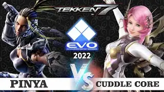 EVO 2022 TEKKEN 7 | Pinya (Master Raven) VS Cuddle Core (Alisa) | #tekken7 #evo2022  #cuddlecore