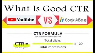 Adsense Page CTR Vs Youtube impression CTR | Difference Between & Safe Value for Youtubers | Updated