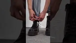 Jeans hack | How to fold jeans while wearing boots