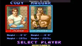 Final Fight 30th Anniversary Edition ➤ Motorpsicco (Uruguay) & jose158 (Chile)