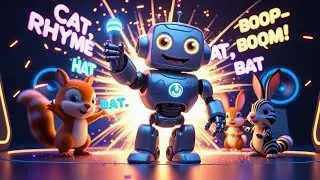 Robot Rhyme Time | Fun Rhyming Song for Kids | 3D AI Animated Cartoon | Beep-Boop BOOM!#shorts#short