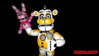 (sfm fnaf) Yenndo with suit speedposter