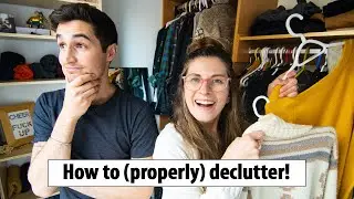 Decluttering Our Closet for Winter!