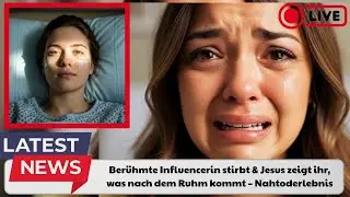Ber&uuml;hmte Influencerin stirbt & Jesus zeigt ihr, was nach dem Ruhm kommt &ndash; Nahtoderlebnis