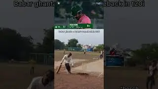 Babar ghanta e Azam&rsquo;s comeback in t20i#babarazam #pakvssa #t20 #cricket