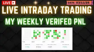 Weekly Profit Results 💵 | Live Intraday Trading with Real P&L!