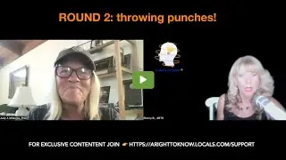Dr Judy Mikovits PhD with Sherry B Round 2, throwing Punches!