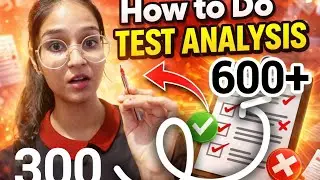 NEET 2026 Test Analysis Strategy | How Toppers Analyze Mock Tests ✅ 