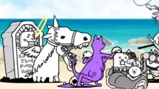 Summer Break Cats Castaway Grinding Stage | Battle Cats