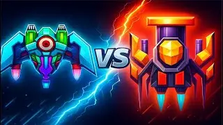 Alien Shooter Boss 6 Vs Galaxy Phantom Ship | Galaxy Attack Space Shooter | World Bosses