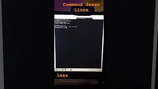 Command dasar Linux less #devops #belajardevops