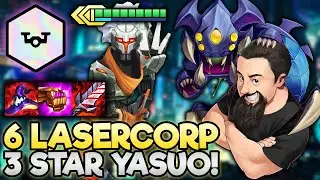 6 Lasercorp - Insane AP Yasuo One-Shot Tornados!! | TFT Glitched Out | Teamfight Tactics