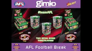 #2380 AFL Select Football 2025 Footy Stars Retail 2 Box & 3 Blasters - Live Card Break (13/04/2025)