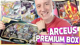 Arceus VStar Premium Collection Box Opening | Extra Roly