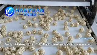 Nuts Cereal Ball Machine Granola Ball Production Line Rice Candy Ball Equipment#riceballequipment