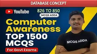 Computer Awareness MCQs 826 to 850| 1500 Questions | MCQS ADDA #computermcq #mcqsadda #computermcqs