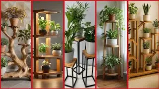 top 80 indoor plant stand design ideas/balkani pot stand design/wall mounted plant stand design