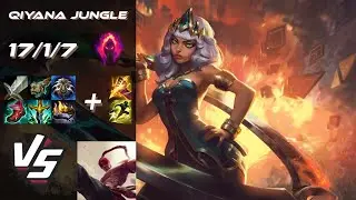 JUNGLE Qiyana vs Lee Sin - EU Grandmaster Patch 25.22