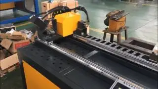 Automatic angle steel hole punching machine , cnc flange punching machine