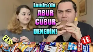 İngiltere'de Abur Cubur Denedik!🍭🍫 Yurtdışı Atıştırmalık Testi🇬🇧😋