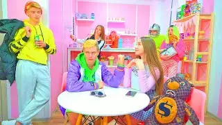 ¡Chico malo en la escuela de Diana! ¡Las porristas están atónitas! ¡El hermano de Smile es guapo!