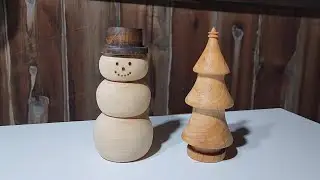 MAKING Christmas Fun while we talk about wood lathe tools.