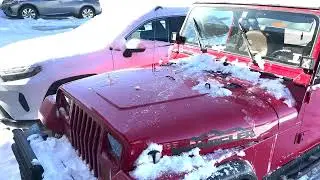 1989 Jeep Wrangler YJ Cold Start 3°F/-16°C