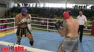 2019 SZKB M SR v kickboxe   K1 +91kg Koreň vs Balaz