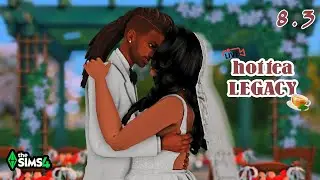 Finally getting MARRIED💍🍵 Hot Tea Legacy LIVE Gen 1 Ep 8 (pt 3) The Sims 4