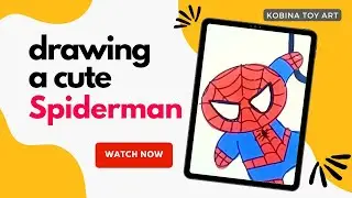 How to draw Spiderman | @kobina