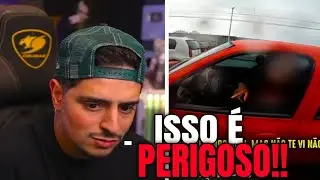 CORINGA REAGINDO  - SUSTO DE MOTOS XRACING EP 1
