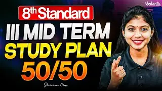 8th State Board | 3rd Mid Term 50/50 Study Plan | Shravanee Ma'am