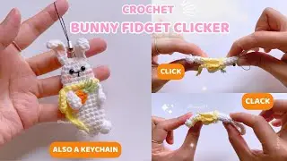 Как легко связать крючком зайчика-антистресс 🐇 🥕Вязаный зайчик-антистресс #movadiy