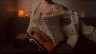 ASMR Cozy Book Corner (Page Turning, Tapping, Tracing, No Talking)📚🫀