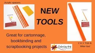 Great new tools for cartonnage, bookbinding and scrapbooking