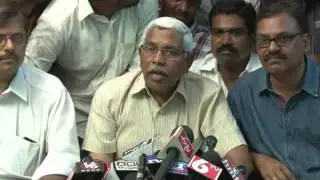 Telangana JAC Prof Kodandaram Press Meet At Steering Committee Meet