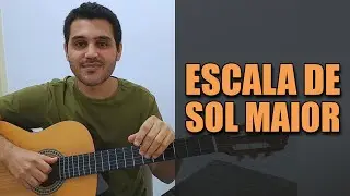 Como tocar a Escala de SOL MAIOR no Violão em Duas Oitavas