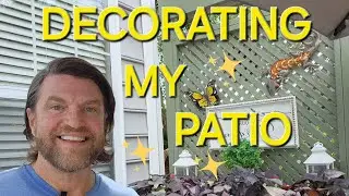 Decorating My Cozy, Private Patio// Gardening with Grayson