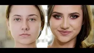 Bordowe Smoky Eyes | zestawienie jasnej i ciemnej linii wodnej w makijażu | Boho