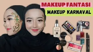 TUTORIAL MAKEUP KARNAVAL | MAKEUP FANTASI | MAKEUP GLITTER