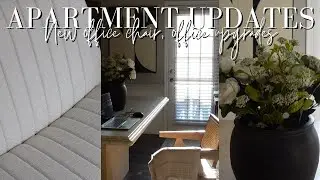 APARTMENT UPDATES: GOT THE VIRAL TIK TOK DESK CHAIR & ARRIVED!! | #homeupdates #thrifting